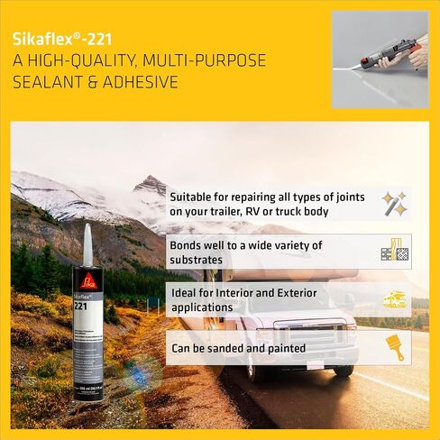 Sikaflex 291 10.1oz and Sikaflex-221 10.1oz Black Multi-Purpose Marine Grade Polyurethane Sealants and Adhesives in Kuwait