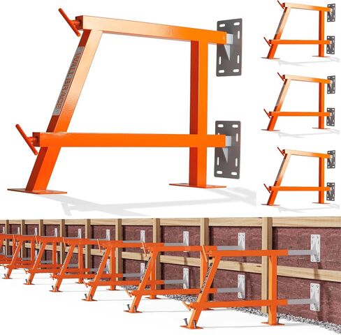 Adjustable Concrete Form Wall Brace Frame, Heavy Duty Steel Kicker Brace for Concrete Formwork Alignment Support 2P in Saudi Arabia