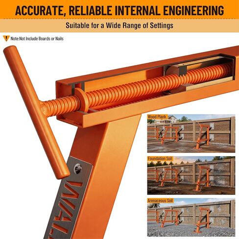Adjustable Concrete Form Wall Brace Frame, Heavy Duty Steel Kicker Brace for Concrete Formwork Alignment Support 2P in Saudi Arabia