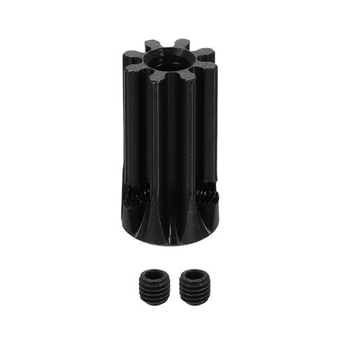 uxcell 1.5 Mod 8T Spur Gear 5mm Bore, 1045 Steel Pinion Gear Black Surface Treatment, 20°Pressure Angle, for Spur Rack and RC Model Car or Motor DIY in Saudi Arabia