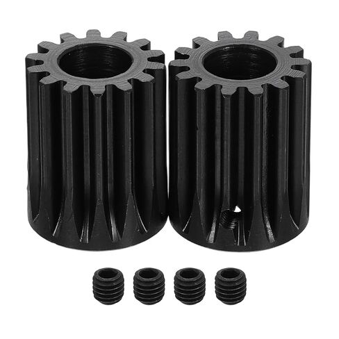 uxcell 1.5 Mod 8T Spur Gear 5mm Bore, 1045 Steel Pinion Gear Black Surface Treatment, 20°Pressure Angle, for Spur Rack and RC Model Car or Motor DIY in Saudi Arabia
