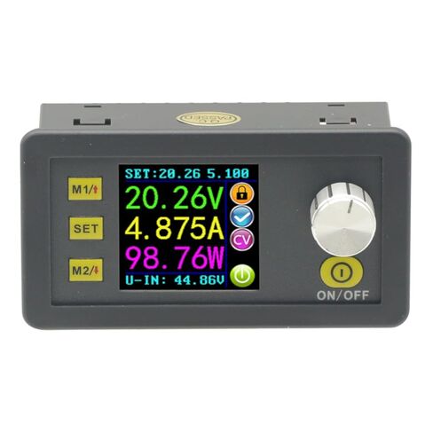 التحكم العددي القابل للبرمجة DC 6-55V إلى 0-50V مصدر الطاقة المتدرج، 5A الجهد المستمر الحالي محول باك وحدة قابلة للتعديل للتطبيقات الصناعية وDIY in Kuwait
