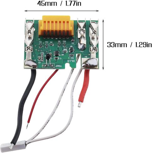 Create idea 18V Battery Chip PCB Board 18650 Battery Charging Protection Circuit Module Board Green Compatible With Makita BL1830 BL1840 BL1850 LXT400 in Saudi Arabia