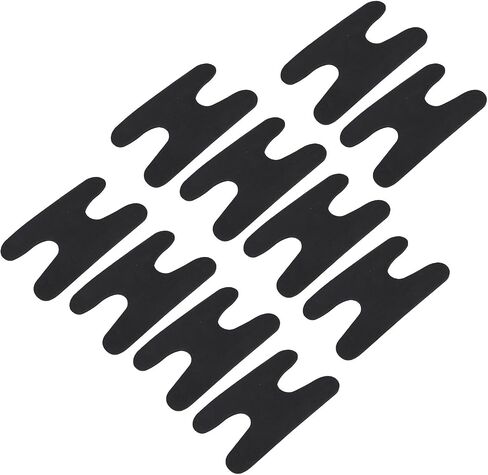 Drfeify 10pcs Boots Fitting Pads, H Shape Self Adhesive Ankle Wrap Pads with Soft Shock Absorbing EVA for Ski Snowboard in Kuwait