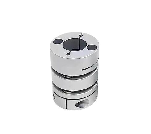 1 قطعة CLCA-D32x41 نوع المشبك من سبائك الألومنيوم اقتران الحجاب الحاجز المزدوج من أجل: تشغيل عالي السرعة، محرك برغي الرصاص المؤازر (10 مم إلى 11 مم) in Kuwait
