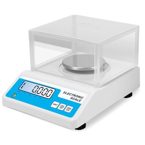 Lab Analytical Balance Scale 500g x 0.001g, 001 Gram Scale High Precision Digital Scale with Windshield, Jewelry Scale for Gold Powder Laboratory Kitchen School, 4 Units with LCD Display, in Kuwait