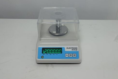 Lab Analytical Balance Scale 500g x 0.001g, 001 Gram Scale High Precision Digital Scale with Windshield, Jewelry Scale for Gold Powder Laboratory Kitchen School, 4 Units with LCD Display, in Kuwait