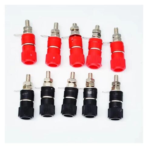 10 Pack 4mm Jack Binding Post Nuts Banana Plug Connectors in Saudi Arabia