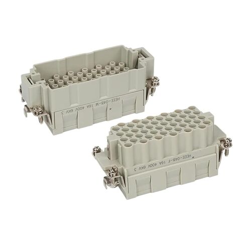 Heavy Duty Connector HDC-HEEE-048-FC 48-Pin Female Plug-in 16A 500V Rectangular Plug in Kuwait