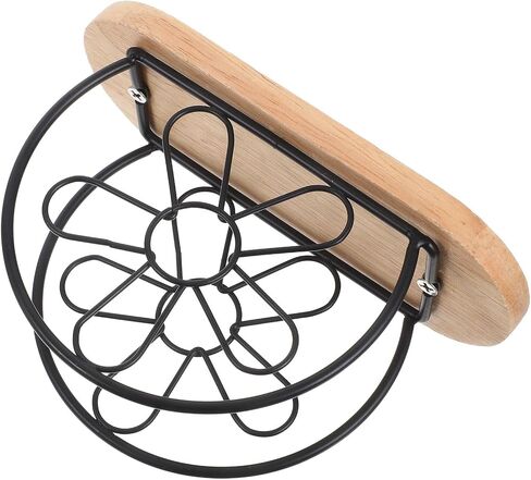 4pcs Stainless Steel Napkin Holder Set, Black Flower Design Tabletop Tissue Dispenser for Kitchen, Dining Table, Restaurant, and Outdoor Picnic Use in Kuwait