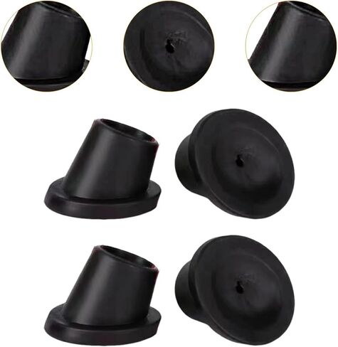 4 Pieces Chair Leg Cap Heavy Duty Replacement Feet Cap Rubber Feet Pads Non Slip Slope Rubber Tips Suitable for Shower Use Elderly, 28mm in Saudi Arabia