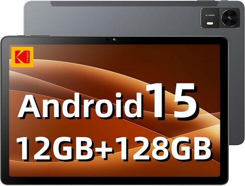 Kodak Tablet K11 11 "FHD ، 128GB Android Tablet ، Octa-Core ، 1920 * 1200 FHD Display ، 8000mAh Battery ، WiFi المزدوج ، الكاميرات المزدوجة 5+16MP ، Android 15 in Kuwait