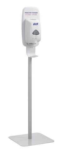 Purell Hand Sanitizer Dispenser Floor Stand, Light Gray, Floor Stand for use with Purell LTX or TFX Touch-Free Hand Sanitizer Dispensers – 2424-DS,6.25" x 23.75" x 16.37" in Saudi Arabia