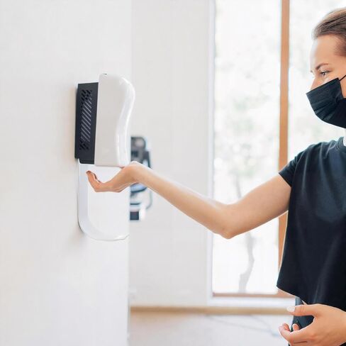 صينية تنقيط من الأكريليك، دعامة موزع صابون مثبتة على الحائط، أداة التقاط تنقيط المنظفات، تمنع التقطير والرش، قابلة للفصل للتنظيف in Kuwait