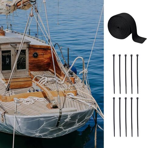 16 FT Anchor Chain Protective Cover, Chain Sleeve with Zip Ties, Winch Rope Sleeve for Protecting Boat Anchor Chain from Damage in Kuwait