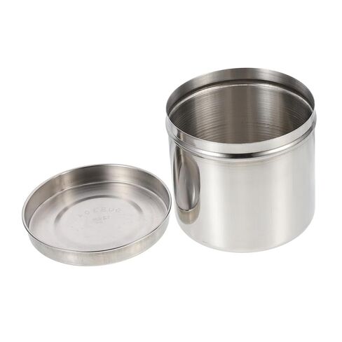 NUOBESTY 304 Stainless Steel Ointment Jar 8cm Thickened Container Dressing Storage Canister Resistant to Iodine for Gauze and Cotton Balls in Kuwait