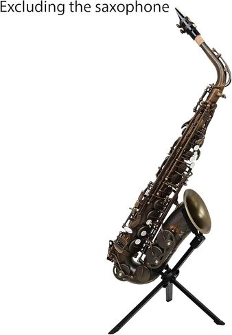 Portable Saxophone Stand, Lightweight Aluminum Alloy Sax Holder with Full Silicone Cover & Non Slip Feet, Ideal for Alto Saxophone in Kuwait