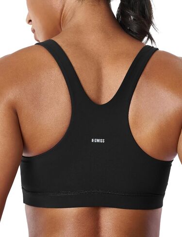 حمالة صدر رياضية للنساء من K-Swiss خفيفة الوزن قابلة للتنفس في 4 اتجاهات قابلة للتمدد مع وسادات قابلة للإزالة in Kuwait