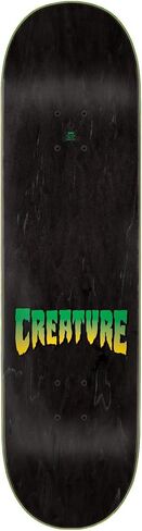 شعار Creature Skateboard Deck باللون الأخضر مقاس 7.25 بوصة × 29.9 بوصة مع قبضة in Kuwait