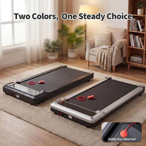 Foldable Walking Pad Treadmill for Home Office with Handle Bar, 3-in-1 Portable Treadmill Under Desk, Low Noise Operation, Remote Control & LED Display, Black in Kuwait