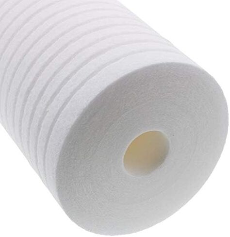 Neo-Pure 20" BB Polypropylene Grooved Sediment Filter - 1 Micron, Single - High Dirt Holding Capacity, Extended Filter Life & Superior Filtration for Cleaner Water in Saudi Arabia