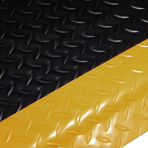 Anti Fatigue Mats Industrial 3 x 5 Ft, 15/16'' Thick Ergonomic Standing Floor Mat Heavy Duty Commercial Diamond Plate Vinyl Non Slip Safety Ergonomic Standing Garage Mat in Kuwait