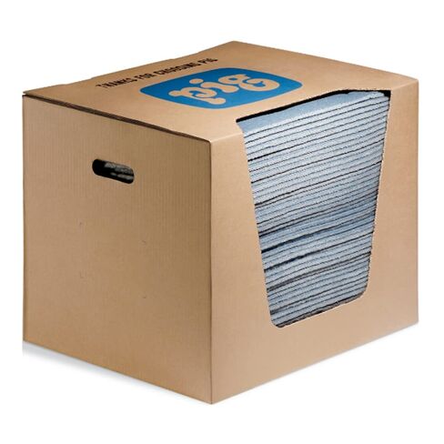 وسادة حصيرة ماصة جديدة باللون الأزرق الخنزير BLU106 من PIG BLU106 في صندوق توزيع، ثقيلة الوزن (عبوة من 50 قطعة) in Kuwait
