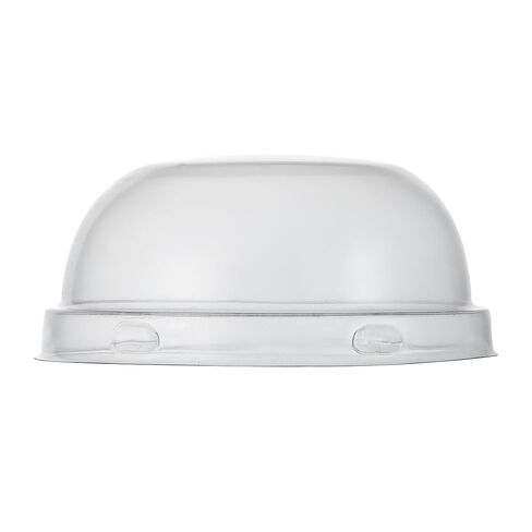 Restaurantware-LIDS ONLY: Mini Serve Dome Lids, 25 Disposable Round Covers - Cups Sold Separately, Stackable, Clear Plastic Dessert Cup Covers, Fits 4 Ounce Containers, For Dessert Delivery Orders in Saudi Arabia