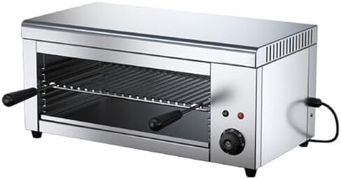 Countertop Salamander Broiler,Electric Melter Raclette Grill,120-570°F Temperature Adjustable Commercial Steak Broiler Stainless Steel Toaster Oven in Kuwait
