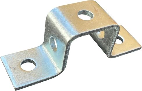 دعامة توصيل دعامة مجلفنة على شكل حرف U من Sandbaggy - 5 فتحات - قنوات دعامة 1-5/8 بوصة - 6 قياسات من الفولاذ (دعامة U، 200، عدد) in Kuwait