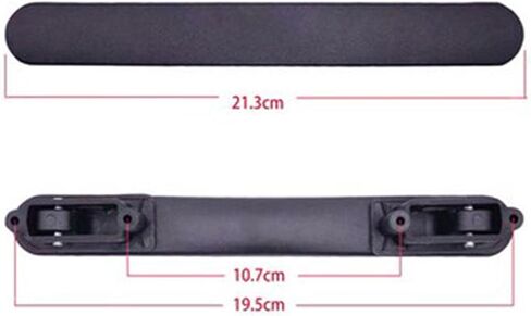 220mm Suitcase Luggage Case Handle Replacement Box Spare Carry Handle Grip, Black in Saudi Arabia