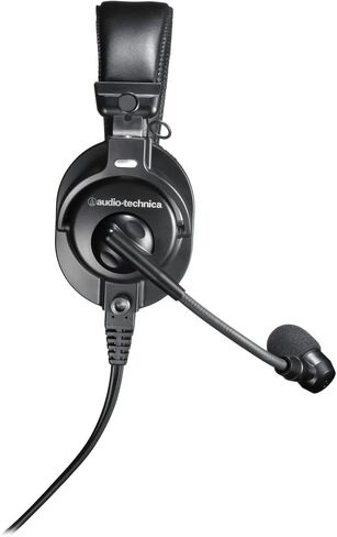 سماعة رأس ستيريو للبث Audio-Technica BPHS1 (عبوتان) مع كابلين XLR بطول 10 أقدام ومجموعة تنظيف و6 حزم من روابط الكابلات القابلة لإعادة الاستخدام وضمان ممتد لمدة عام in Kuwait
