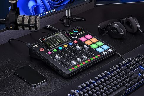 مجموعة ذراع ميكروفون البث الديناميكي Rode PodMic مع ذراع StreamEye BOOMARM1 من الألومنيوم مقاس 27 بوصة وكابل XLR متوازن بطول 10 أقدام - قلبي، مرشح بوب داخلي، بدون طاقة فانتوم in Kuwait