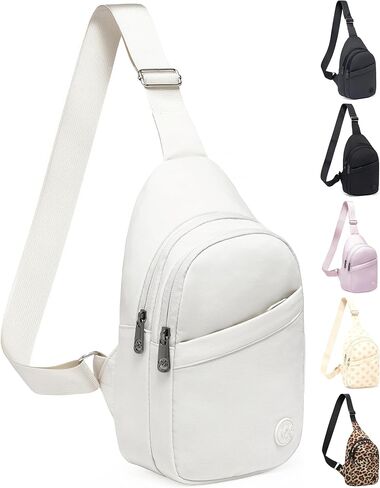 MAXTOP Crossbody Bags for Women Men Lightweight Sling Chest Bag Fanny Packs for Casual Outdoors Travel Balck Christmas Gifts in Saudi Arabia