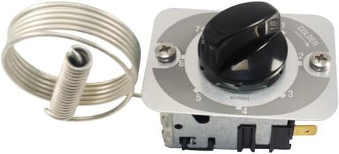 ثلاجات Danfoss 077B7274 ترموستات التحكم التلقائي في إزالة الجليد 077B6039 قطع بارد 40.1 فهرنهايت قطع بارد 13.1 فهرنهايت قطع دافئ 40.1 فهرنهايت قطع دافئ 24.8 فهرنهايت طول الأنبوب الشعري 47.2 بوصة B6 CT-35-D in Kuwait