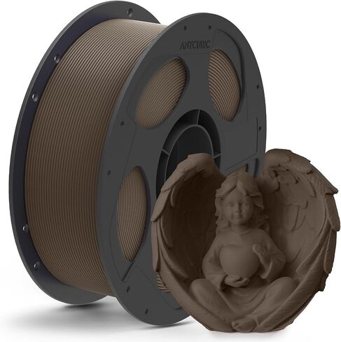 ANYCUBIC Matte PLA Filament Bundle 4KG, 3D Printing PLA Filament 1.75mm Dimensional Accuracy +/- 0.03mm, 1KG Reusable Spool, Purple + Sakura Pink + Ice Blue + Yellow in Kuwait