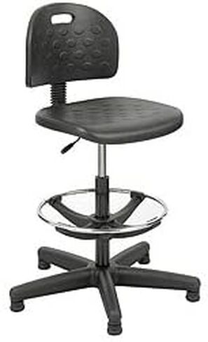 Rubberized Economy Workbench Chair - Black in Kuwait