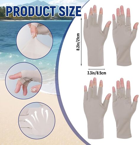 قفازات Marrywindix بدون أصابع للاستخدام الخارجي للنساء in Kuwait