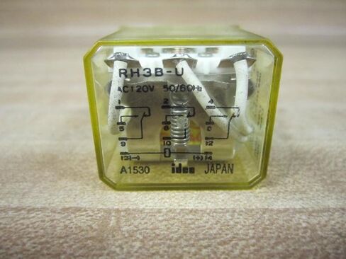 ملف IDEC RH3B-UAC120V 120 VAC، 3 أقطاب 3PDT، 50/60 هرتز، طرف الشفرة، مرحل طاقة مدمج، مرحل صناعي 10 أمبير GP، نمط عادي، سلسلة RH in Kuwait