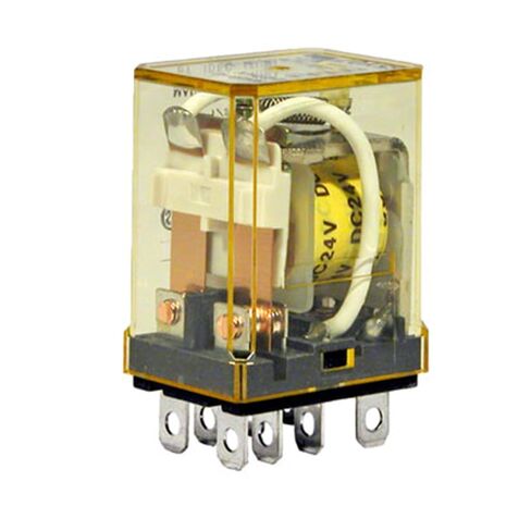 IDEC RH2B-ULAC220-240V 2 Poles DPDT، ملف 220-240 VAC، 50/60 هرتز، طرف الشفرة، مرحل طاقة مدمج، مرحل GP صناعي 10 أمبير، سلسلة RH، مع مؤشر LED in Kuwait