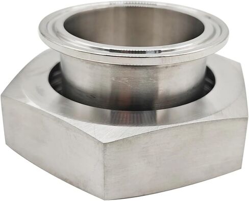 Flat Joint to Tri Clamp with Nut - Stainless Steel 304/316L(TC50.5mm,1") in Kuwait