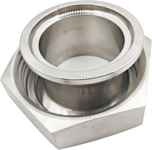 Flat Joint to Tri Clamp with Nut - Stainless Steel 304/316L(TC50.5mm,1") in Kuwait