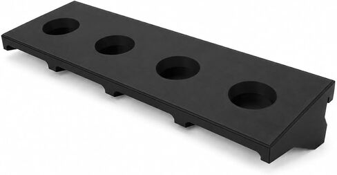 MT3 Tool Holder Compatible with DIN Rail Systems – Holds 4 Tapered Shanks | Chuck Organization Mount | Freestanding Rack for Lathe Mill Machine Work Areas in Kuwait