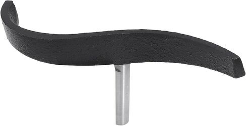 5/8in Post, Curved Lathe Tool Rest for Bowl Turning, Woodworking, S Shaped Design, Sturdy Alloy Steel and Cast Iron Lathe Tool Rest, Wood Turning Lathe Turning Tool in Kuwait