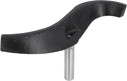 5/8in Post, Curved Lathe Tool Rest for Bowl Turning, Woodworking, S Shaped Design, Sturdy Alloy Steel and Cast Iron Lathe Tool Rest, Wood Turning Lathe Turning Tool in Kuwait