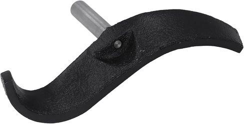 5/8in Post, Curved Lathe Tool Rest for Bowl Turning, Woodworking, S Shaped Design, Sturdy Alloy Steel and Cast Iron Lathe Tool Rest, Wood Turning Lathe Turning Tool in Kuwait