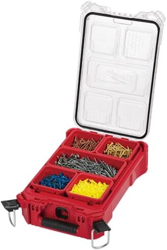 48-22-8435 Compact Organizer Assembly FOR Milwaukee Packout Modular Storage Case with 5 Removable Bins Clear Lid IP65 Water Seal in Kuwait