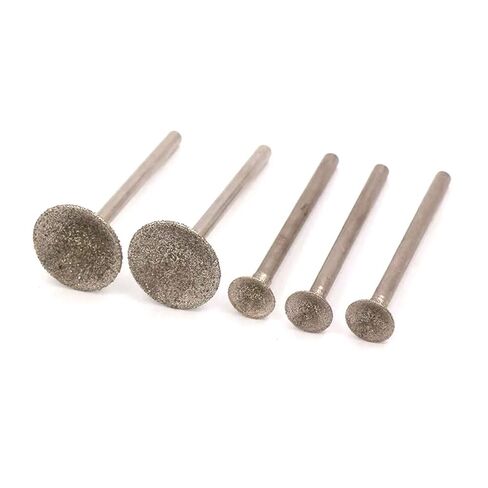 12 Pack Rounding Diamond Burrs with Bowl Shaped Tips Stone Carving Grinding Bit Set for Mini Cordless Rotary Tool Mini Power Rotary Tool Kit Wood Carving Round Dome Shapes Lapidary Seed Beads in Kuwait
