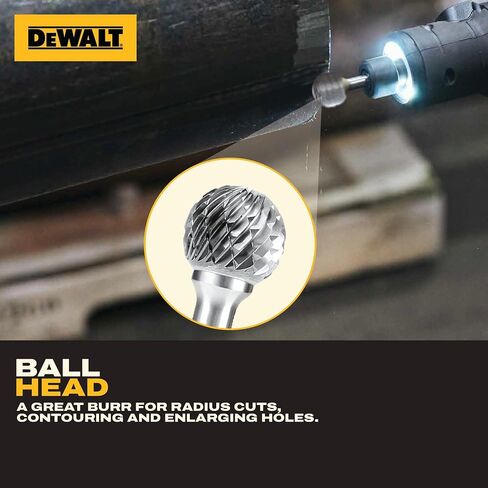 5 Pack DEWALT Carbide Burrs Size 5 in Kuwait