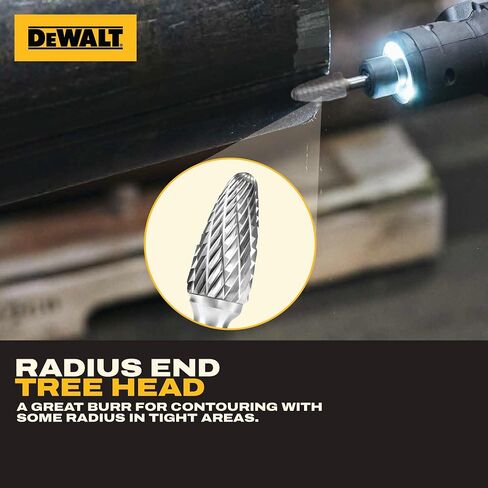 5 Pack DEWALT Carbide Burrs Size 5 in Kuwait